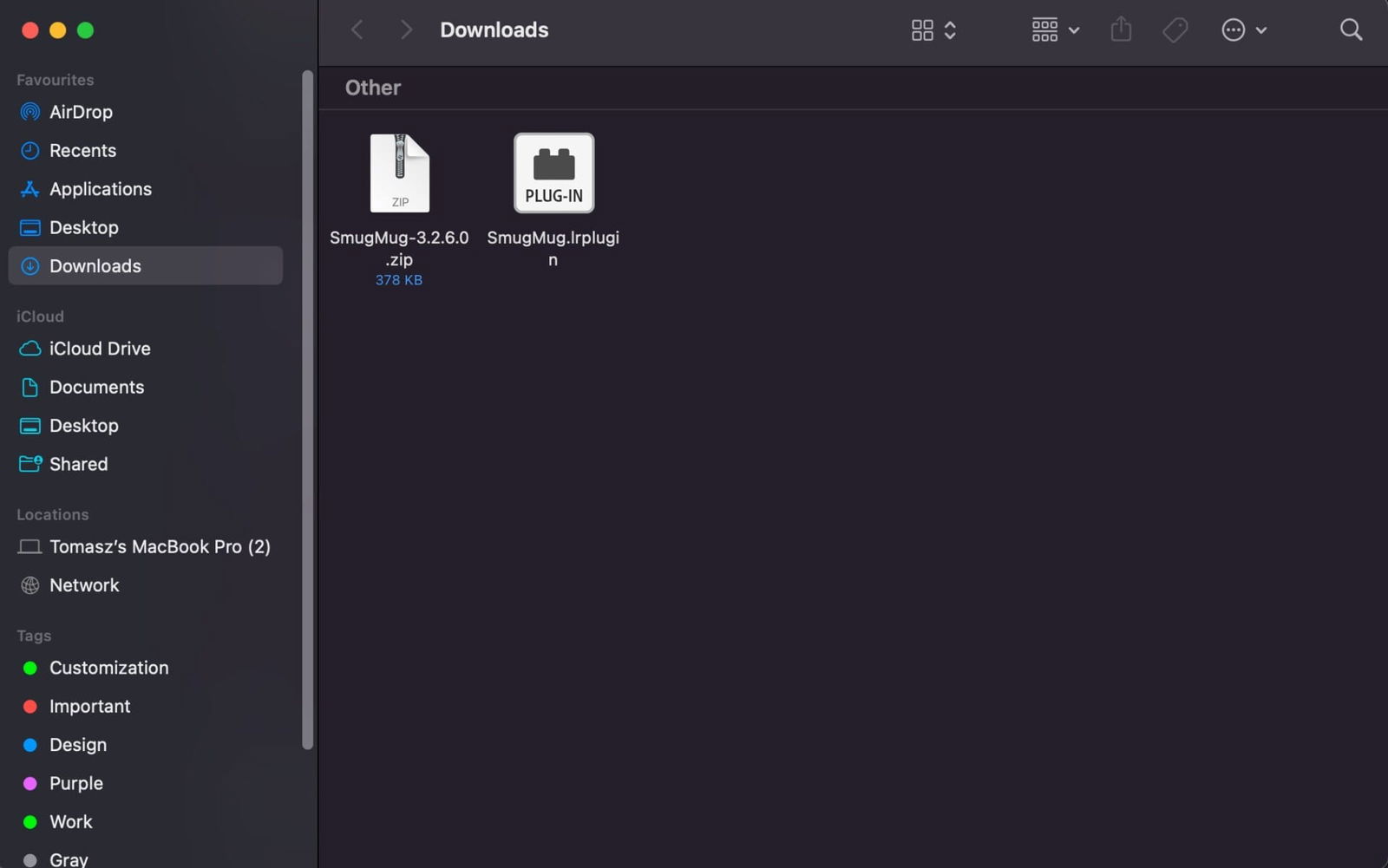 Unzipping the SmugMug Lightroom Plugin